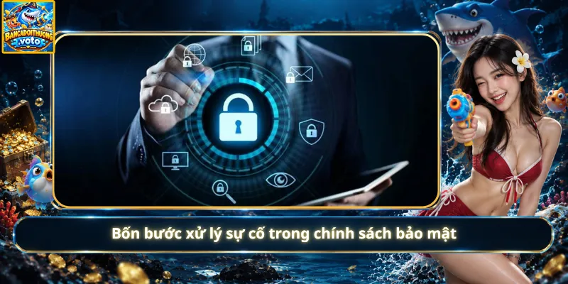 Bốn bước xử lý sự cố trong chính sách bảo mật