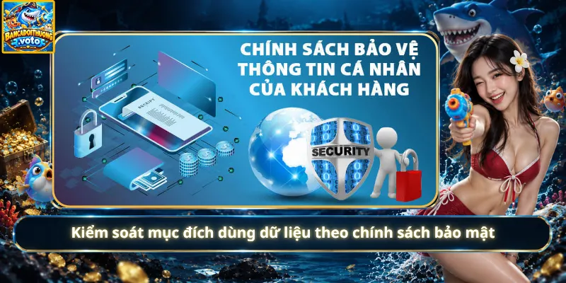Kiểm soát mục đích dùng dữ liệu theo chính sách bảo mật