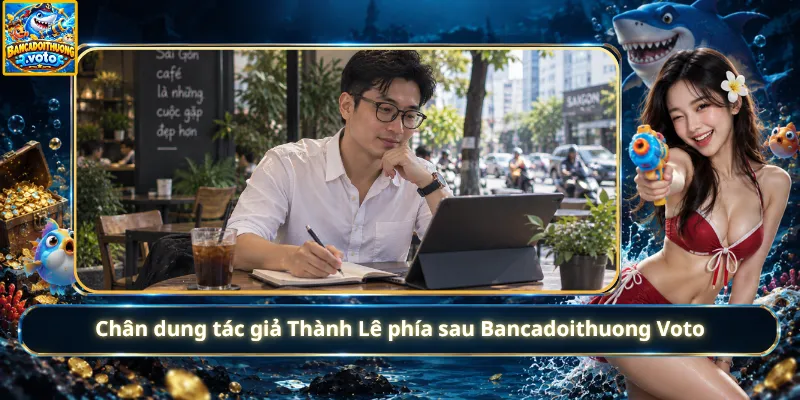 Chân dung tác giả Thành Lê phía sau Bancadoithuong Voto