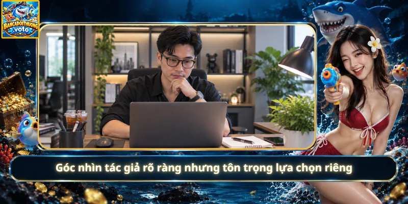 Góc nhìn tác giả rõ ràng nhưng tôn trọng lựa chọn riêng
