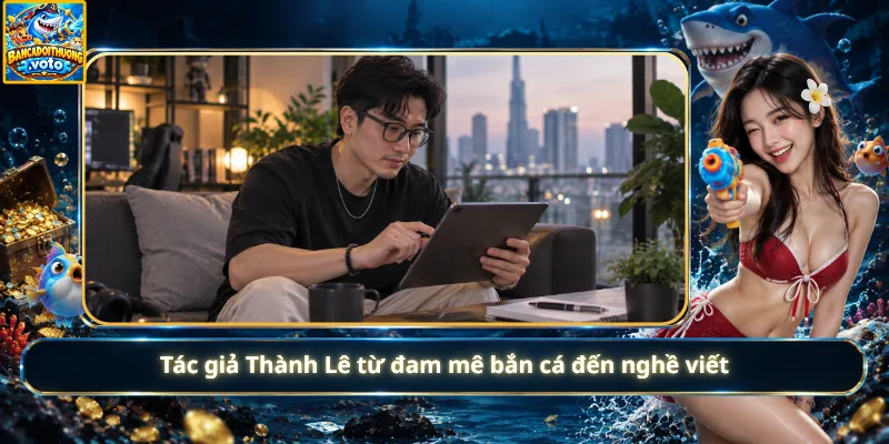 Tác giả Thành Lê từ đam mê bắn cá đến nghề viết