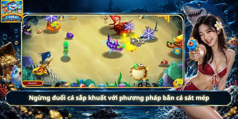 Ngừng đuổi cá sắp khuất với phương pháp bắn cá sát mép